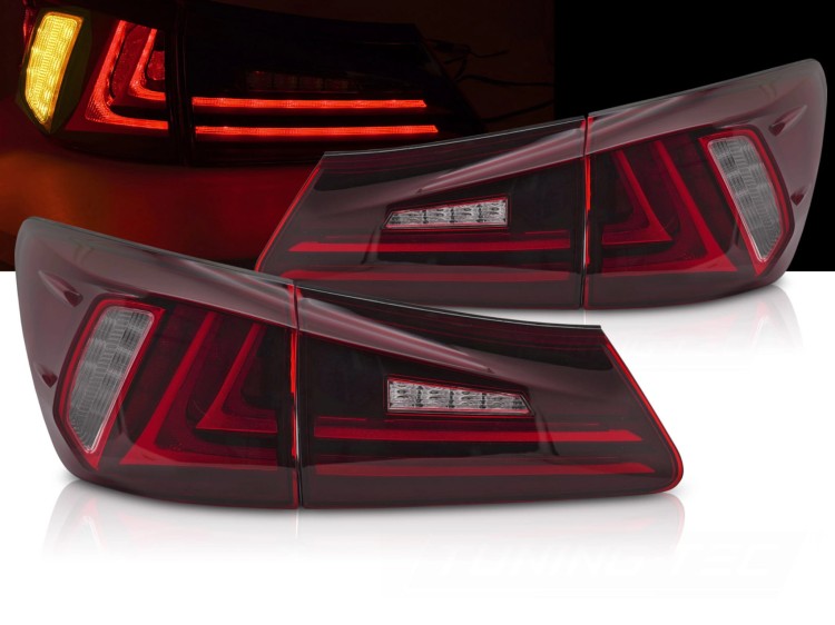 LAMPY TYLNE LED RED LEXUS IS II 06-13