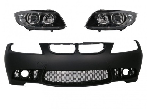 ZDERZAK PRZEDNI LAMPY BMW 3 SERII E90 E91 04-08 NON LCI M3 DESIGN