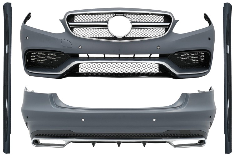 BODY KIT ZDERZAK PRZEDNI TYLNY MERCEDES E KLASA W212 FACELIFT 13-16 E63 AMG
