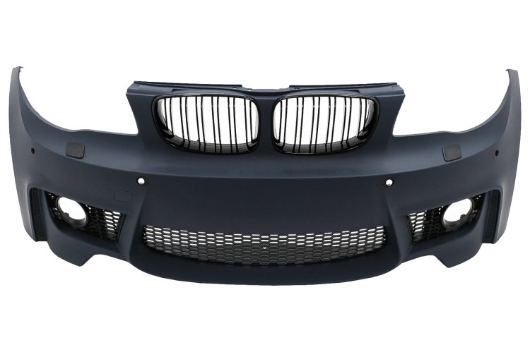 ZDERZAK PRZEDNI GRILL NERKI BMW 1 SERII E81 E82 E87 E88 04-11 1M LOOK Z PDC