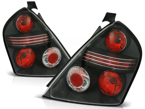 LAMPY TYLNE FIAT STILO 01-07 3D BLACK DESIGN