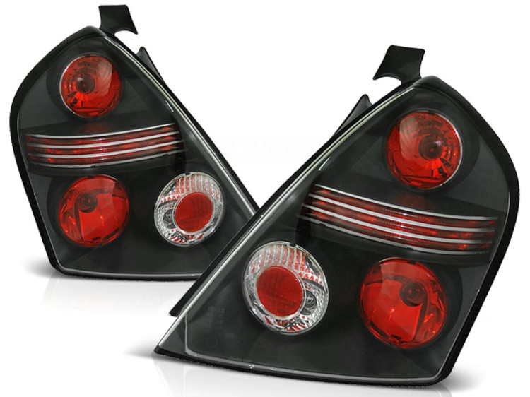 LAMPY TYLNE FIAT STILO 01-07 3D BLACK DESIGN