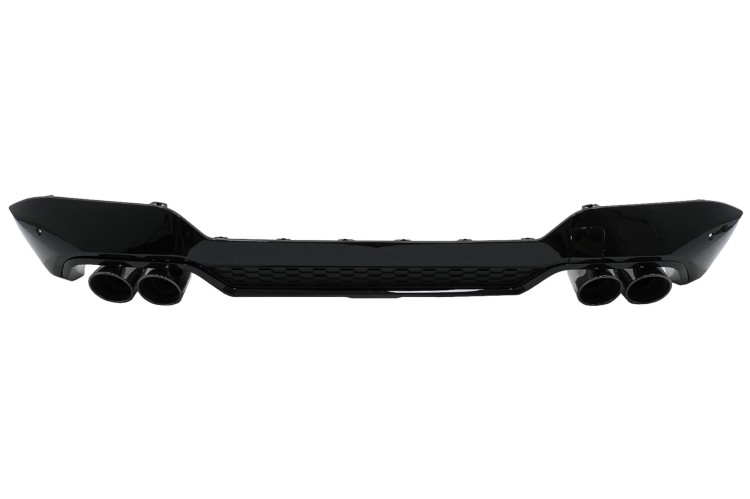DYFUZOR KOŃCÓWKI BMW X3 G01 LCI X3M LOOK (2021-2024) CZARNY POŁYSK