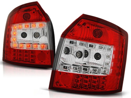 LAMPY TYLNE RED WHITE AUDI A4 10.00-10.04 AVANT LED
