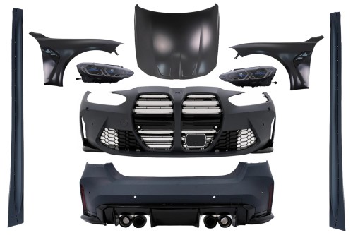 BODY KIT ZDERZAK TYLNY PRZEDNI BMW 3 SERII F30 11-19 G80 M3 DESIGN 2021+
