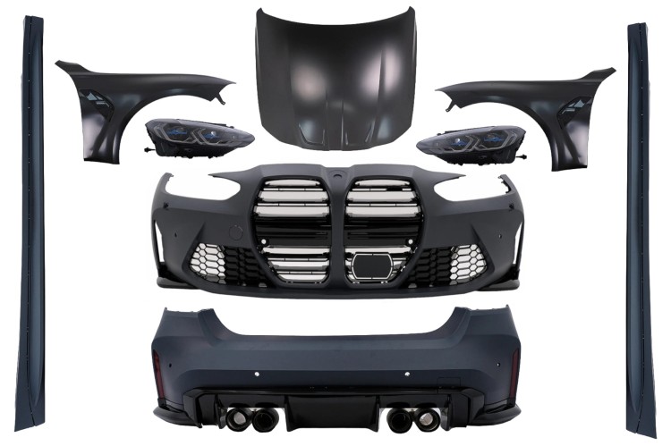 BODY KIT ZDERZAK TYLNY PRZEDNI BMW 3 SERII F30 11-19 G80 M3 DESIGN 2021+