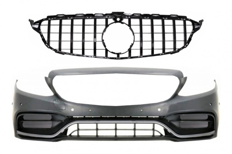 ZDERZAK PRZEDNI GRILL MERCEDESA C-KLASA W205 S205 C205 A205 14-18 C63 AMG