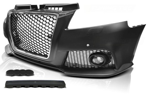 ZDERZAK PRZEDNI BLACK PDC RS3 AUDI A3 08-12