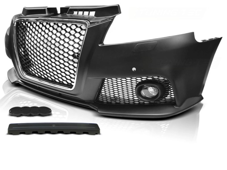 ZDERZAK PRZEDNI BLACK PDC RS3 AUDI A3 08-12