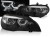 LAMPY PRZEDNIE REFLEKTORY ANGEL EYES LED DRL BLACK BMW X5 E70 07-10