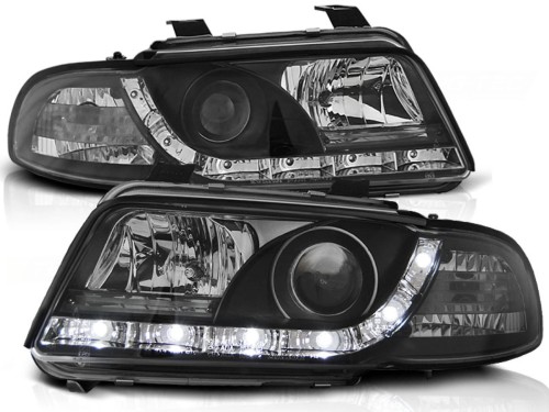 LAMPY PRZEDNIE REFLEKTORY BLACK AUDI A4 11.94-12.98 LED