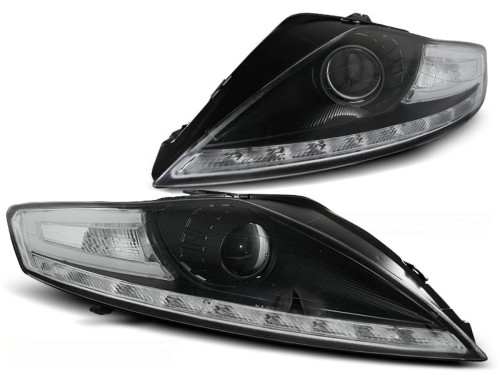 LAMPY PRZEDNIE REFLEKTORY FORD MONDEO 07.07-11.10 BLACK LED