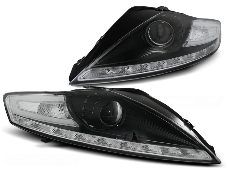 LAMPY PRZEDNIE REFLEKTORY FORD MONDEO 07.07-11.10 BLACK LED