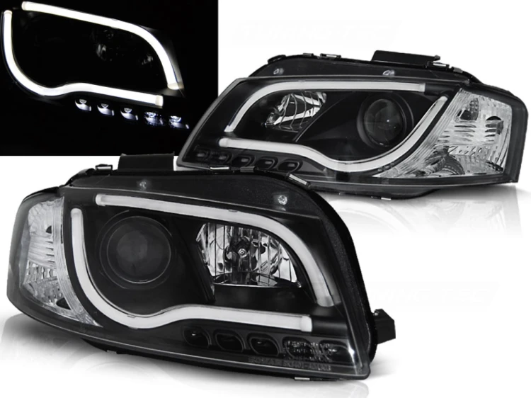 LAMPY PRZEDNIE REFLEKTORY BLACK AUDI A3 8P 05.03-03.08 LED