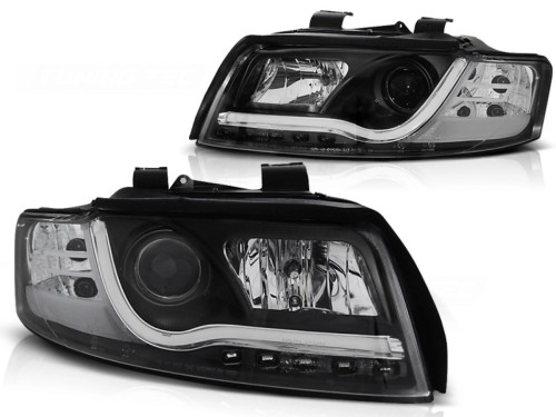LAMPY PRZEDNIE REFLEKTORY BLACK AUDI A4 10.00-10.04 LED