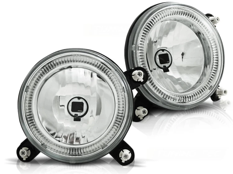 LAMPY PRZEDNIE REFLEKTORY ANGEL EYES CHROME VW GOLF 1 GOLF 2