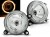 LAMPY PRZEDNIE REFLEKTORY ANGEL EYES CHROME VW GOLF 1 GOLF 2