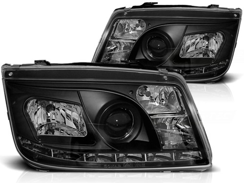 LAMPY PRZEDNIE REFLEKTORY BLACK VW BORA 09.98-05.05 LED