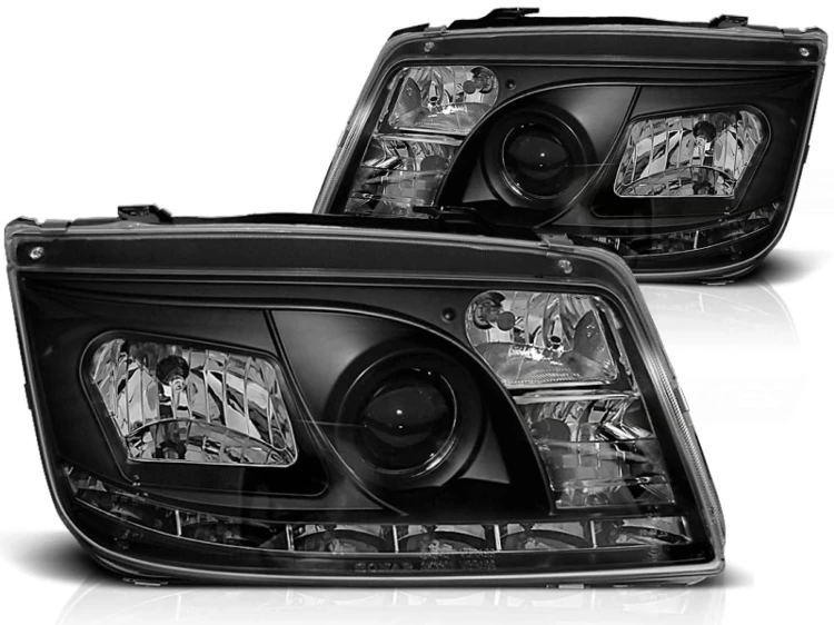 LAMPY PRZEDNIE REFLEKTORY BLACK VW BORA 09.98-05.05 LED