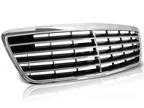 ATRAPA GRILL CHROME MERCEDES W210 E-KLASA 06.99-03.02