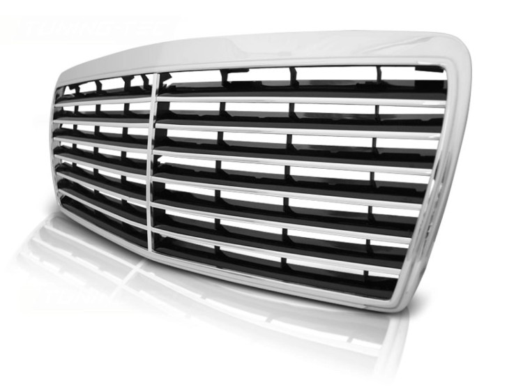 ATRAPA GRILL CHROME MERCEDES W124 E-KLASA 05.93-06.95