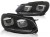 LAMPY PRZEDNIE REFLEKTORY BLACK SEQ VW GOLF 6 08-12 LED