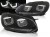 LAMPY PRZEDNIE REFLEKTORY BLACK SEQ VW GOLF 6 08-12 LED