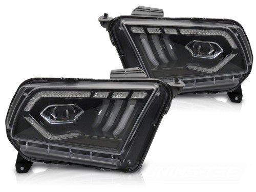 REFLEKTORY LAMPY PRZEDNIE LED FORD MUSTANG V 10-13 DYNAMIC