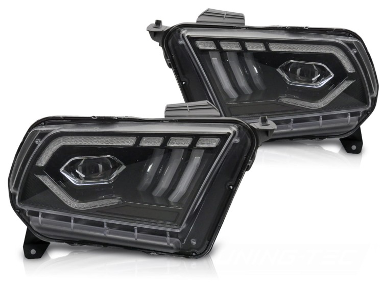REFLEKTORY LAMPY PRZEDNIE LED FORD MUSTANG V 10-13 DYNAMIC