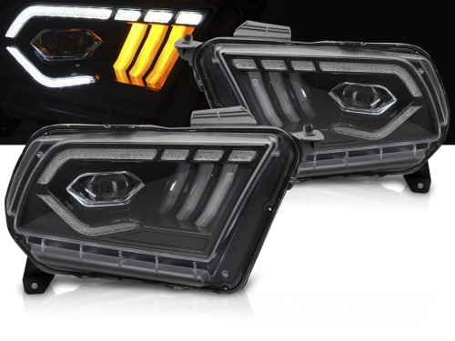 REFLEKTORY LAMPY PRZEDNIE LED FORD MUSTANG V 10-13 DYNAMIC