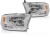 REFLEKTORY LAMPY PRZEDNIE DODGE RAM 09-18 TUBE LIGHT CHROME LED
