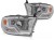 REFLEKTORY LAMPY PRZEDNIE DODGE RAM 09-18 TUBE LIGHT CHROME