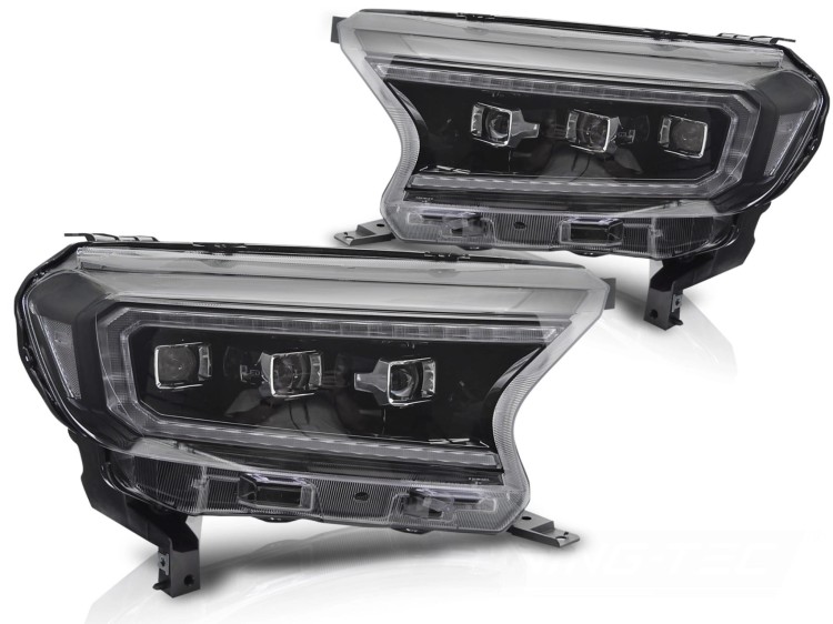 LAMPY PRZEDNIE REFLEKTORY FORD RANGER V 16-22 FULL LED