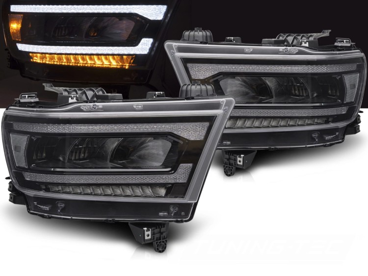 LAMPY PRZEDNIE REFLEKTORY SEQ DODGE RAM 19-22
