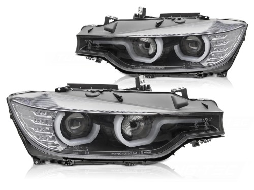 LAMPY TYLNE BMW SERII 3 F30/F31 11-15 U-TYPE BLACK LED
