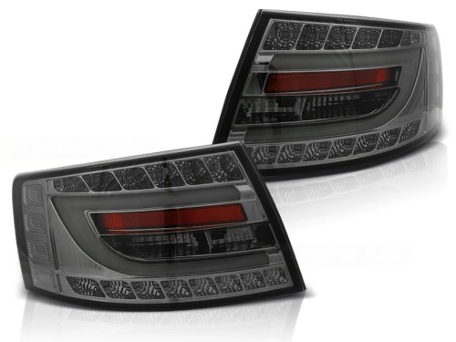 LAMPY TYLNE LED SMOKE AUDI A6 C6 SEDAN 04.04-08 6PIN