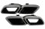 KOŃCÓWKI WYDECHU MERCEDES C W205 C292 W213 W222 W166 W253 X253 C253 C217