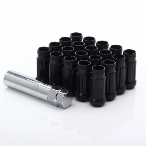 FORGED STEEL JAPAN RACING NUTS JN4 12X1,5 BLACK