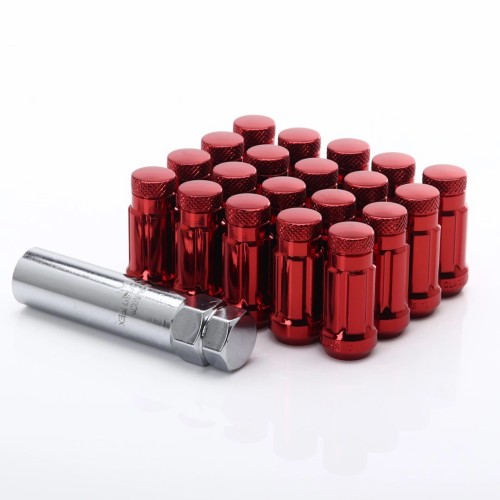FORGED STEEL JAPAN RACING NUTS JN3 12X1,5 RED