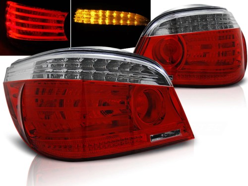 LAMPY TYLNE RED WHITE BMW SERII 5 E60 07.03-07