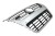 GRILL VW PASSAT B6 3C (2007-2010) R36 LOOK SREBRNY