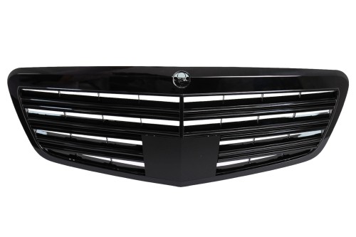 PRZEDNI GRILL MERCEDES S KLASA W221 FACELIFT 10-13 S65 DESIGN PIANO BLACK