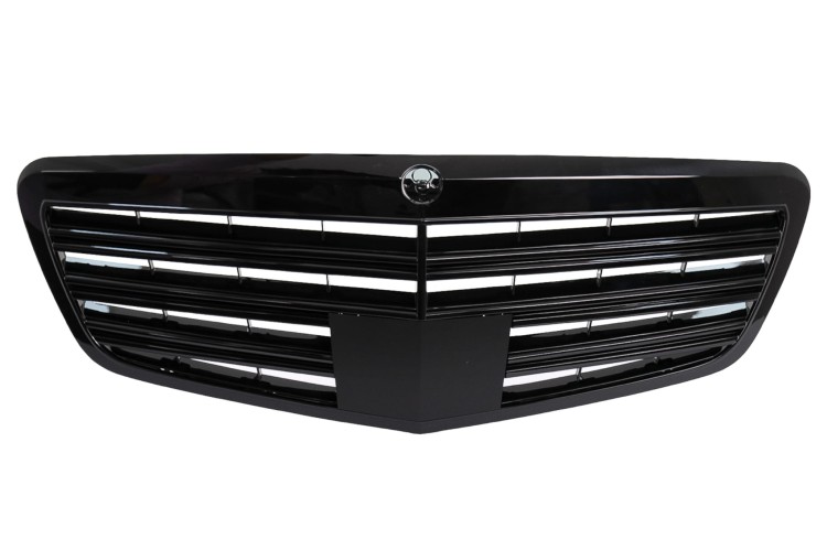 PRZEDNI GRILL MERCEDES S KLASA W221 FACELIFT 10-13 S65 DESIGN PIANO BLACK
