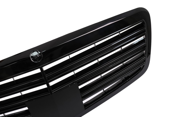 PRZEDNI GRILL MERCEDES S KLASA W221 FACELIFT 10-13 S65 DESIGN PIANO BLACK