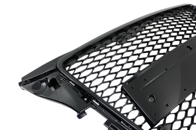 PRZEDNI GRILL BEZ EMBLEMATÓW DO AUDI A3 8P FACELIFT (2007-2012) W STYLU RS,
