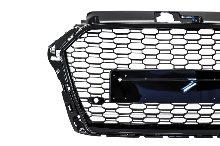 PRZEDNIA KRATKA BEZ EMBLEMATÓW DO AUDI A3 8V FACELIFT (2017-2018) RS3 DESIG