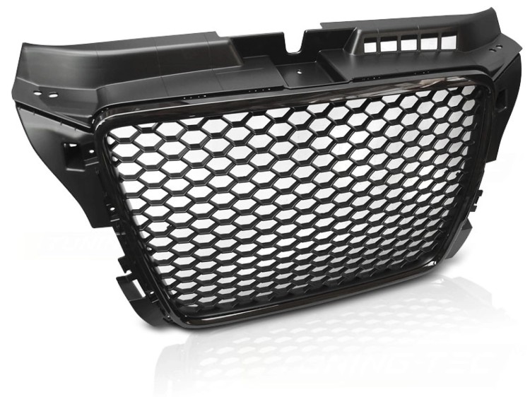 ATRAPA GRILL BLACK AUDI A3 08-12 PLASTER MIODU RS3