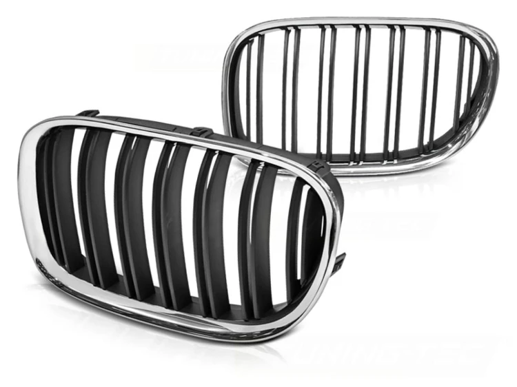 GRILL CHROM + BLACK PODWÓJNE M5 WZÓR BMW F01 09-15