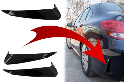 SPOILERY TYLNEGO ZDERZAKA MERCEDES C KLASA W205 (2014-2020)