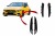 SPOILERY AERO PRZEDNIEGO ZDERZAKA MERCEDES A KLASA W177 V177 18-22 A35 AMG